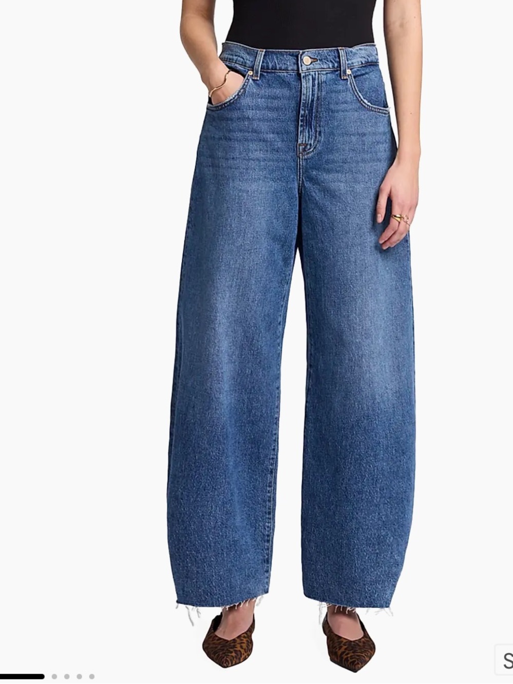 7 For All Mankind Bonnie Curvilinear Barrel Leg Jeans